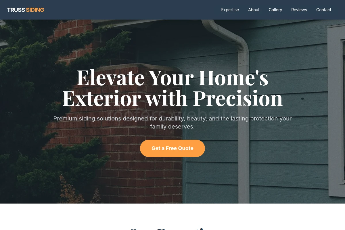 Truss Siding